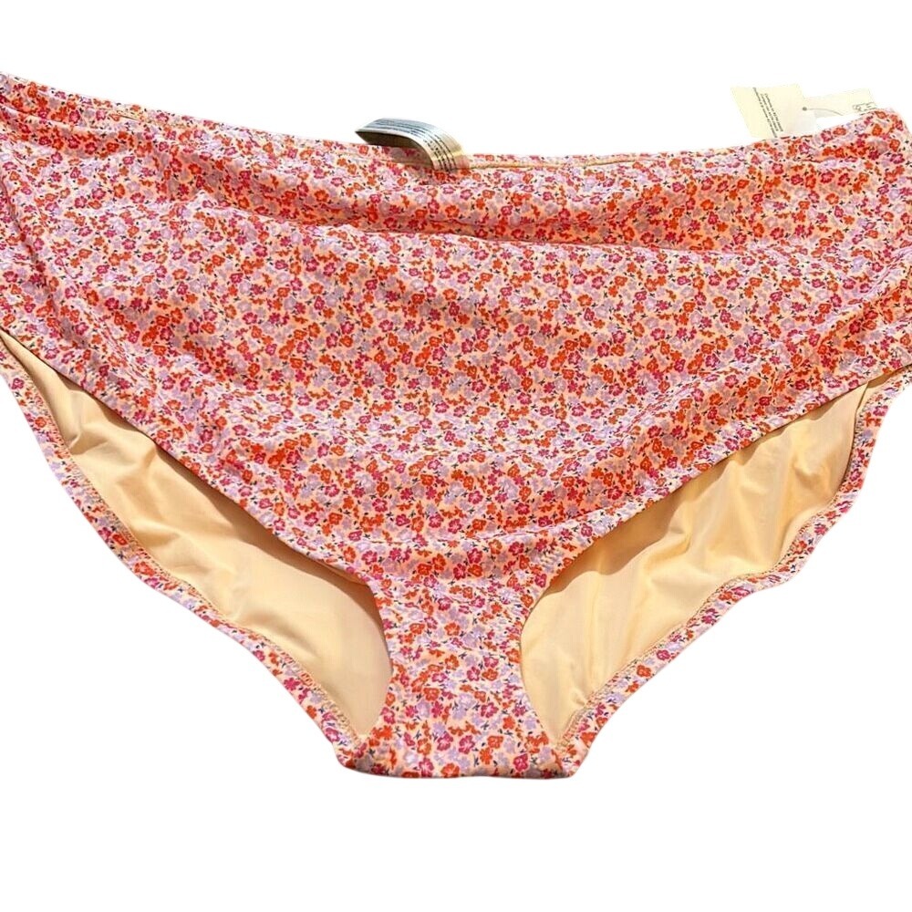 Amazon Essentials Women's High-Waist Bikini Bottoms. Floral. Size‎ 5X